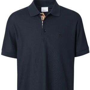 Burberry Men’s Navy Polo Shirt XL